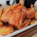 Bakery Roasted Chicken with Farofa and Potatoes