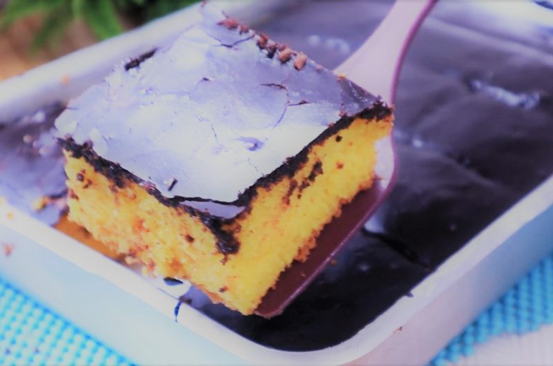 Carrot Cake with Durinha Chocolate Icing (Blender)