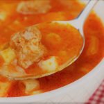 Meat, Vegetable and Macaroni Soup