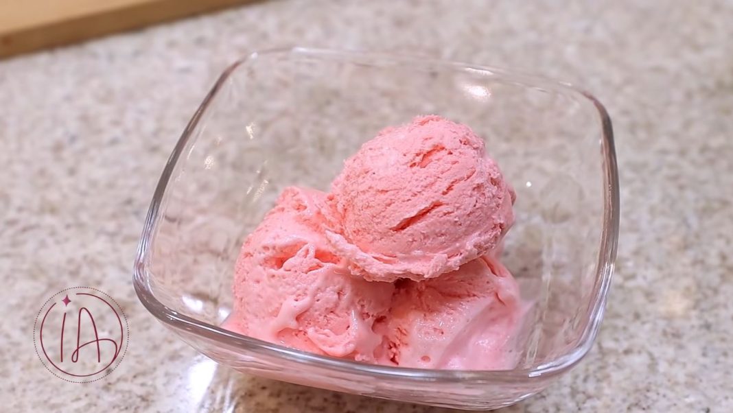 Homemade ice cream