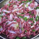 Shredded Dry Beef in Onion Butter