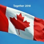 Together 2018 Canada Flag