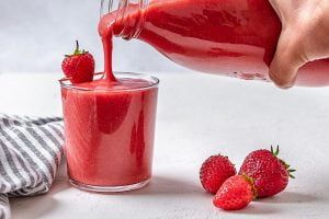 Strawberry juice