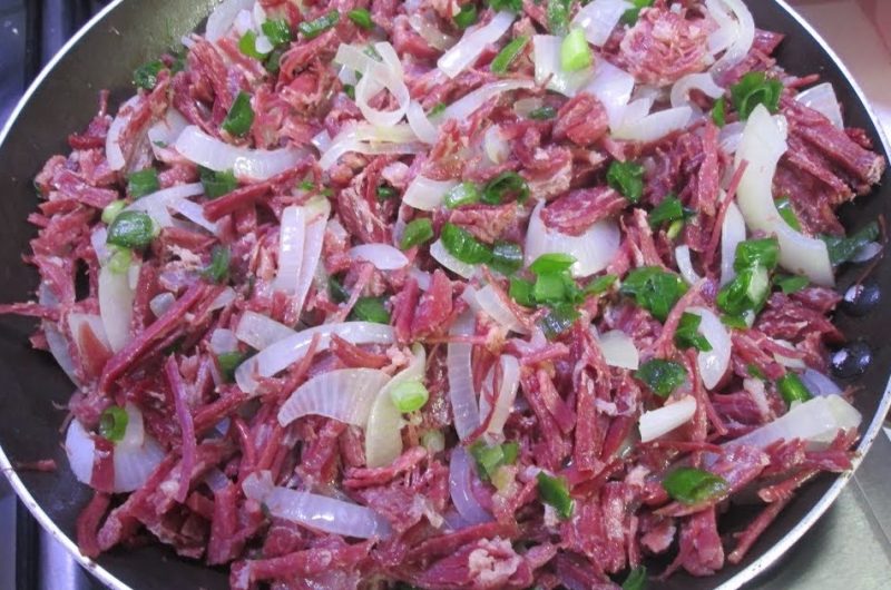 Dried Beef Shredded in Butter Sauce