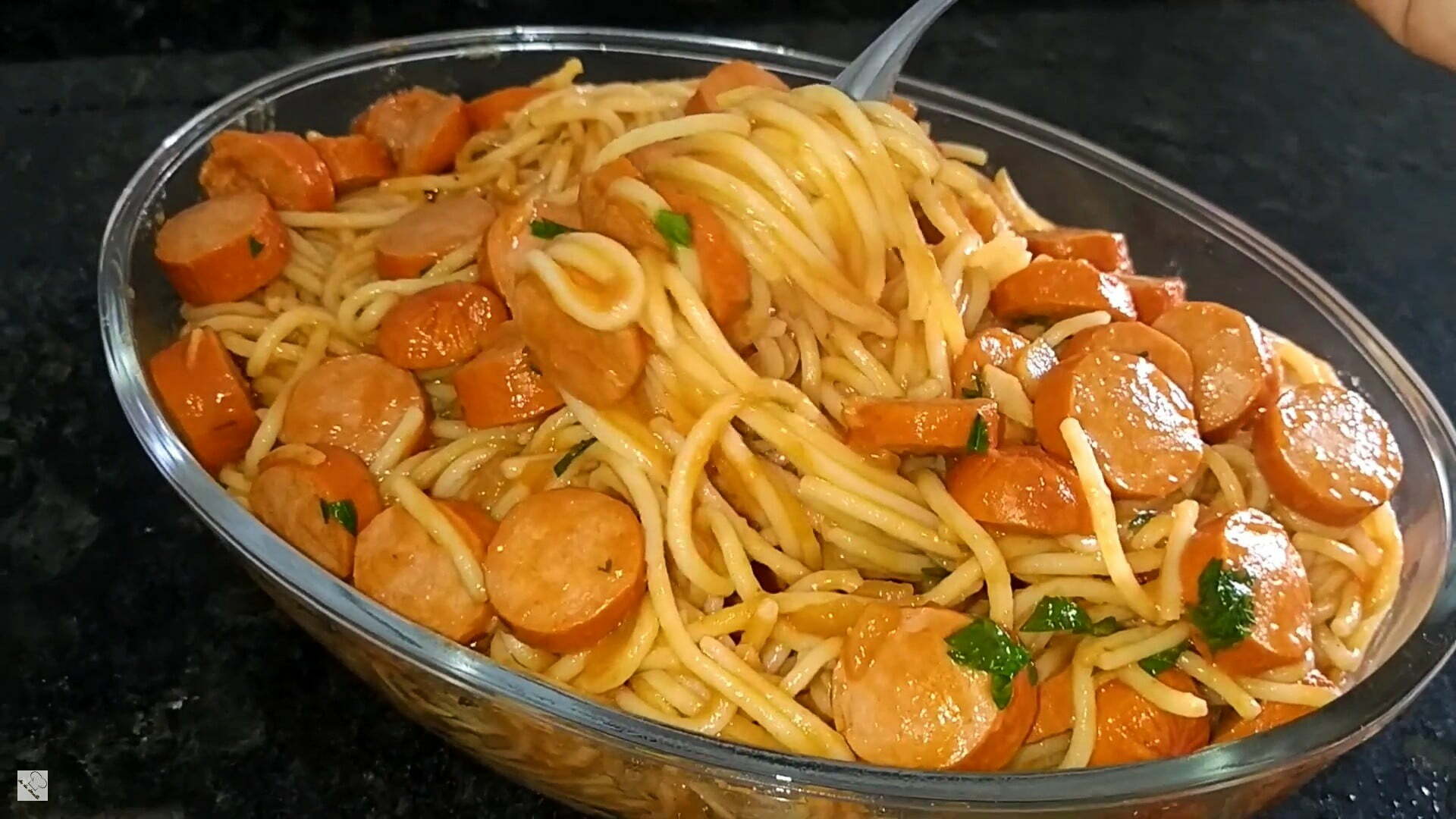 Pasta with sausage