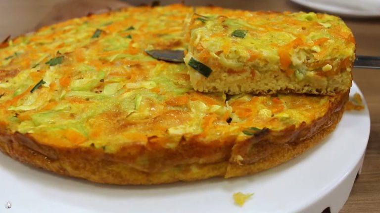 Vegetable Pie without Flour and without Milk