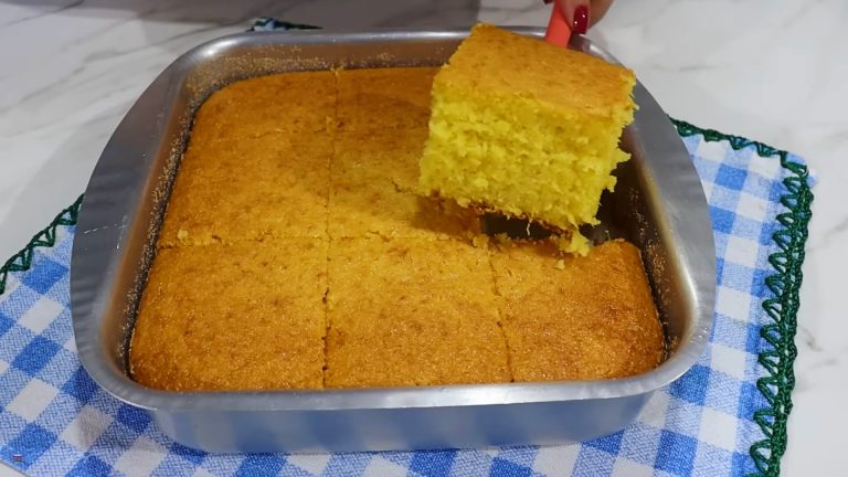 Corn Cake With Coconut