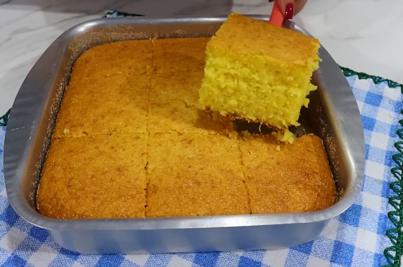 Corn Cake With Coconut