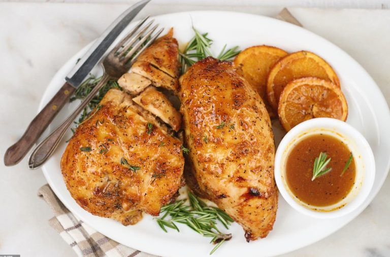 Seared Chicken Fillet With Orange