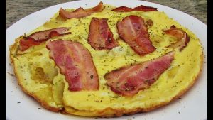 Potato Omelet with Bacon