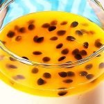 Passion fruit mousse