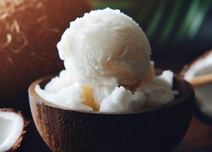 Coconut ice cream