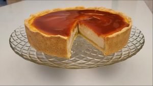 Ricotta Pie with Guava Topping