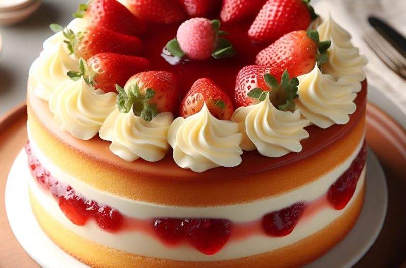 Strawberry cake