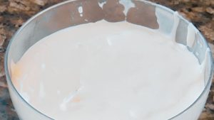 Homemade cream cheese