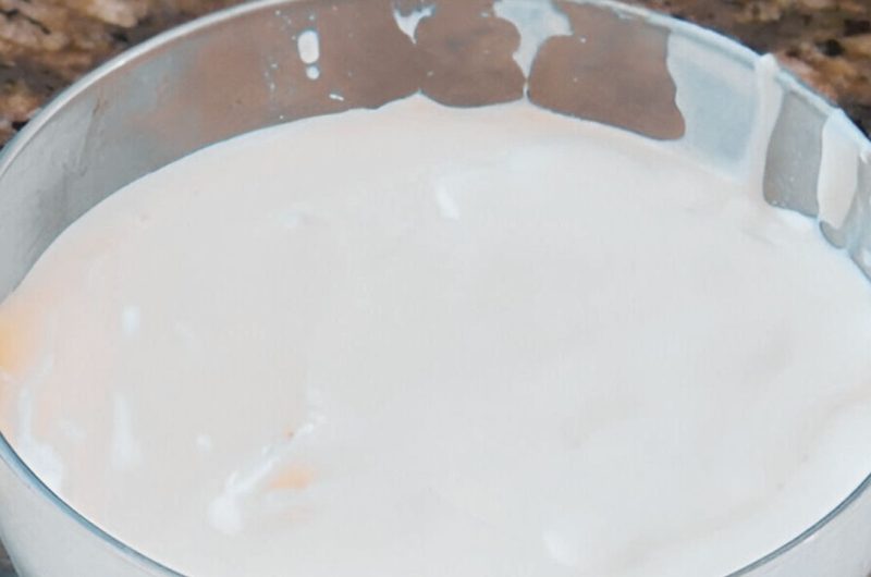 Homemade cream cheese