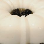 White custard pudding