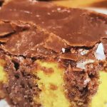 Carrot cake with chocolate