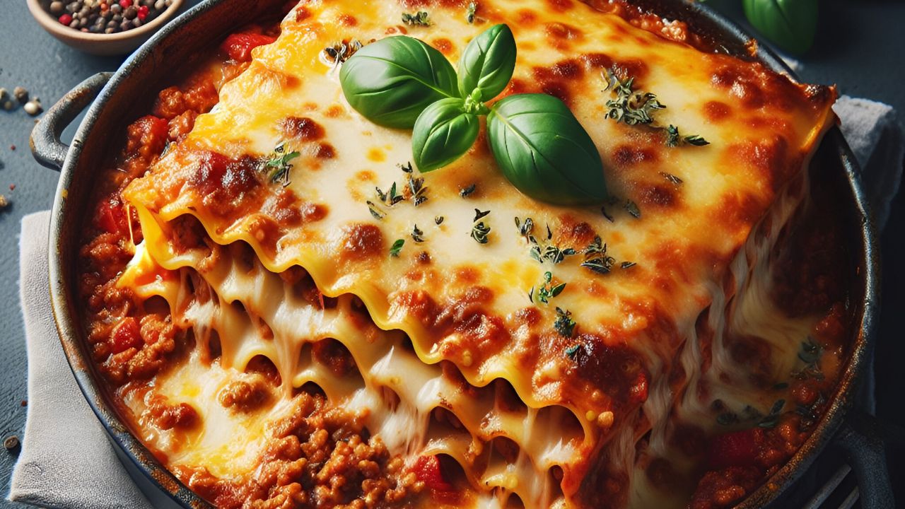 Meat lasagna