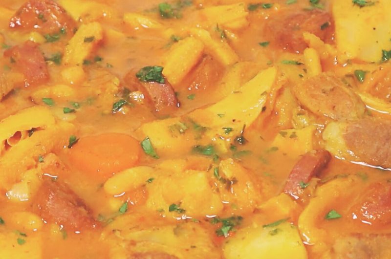 Dobradinha with white beans