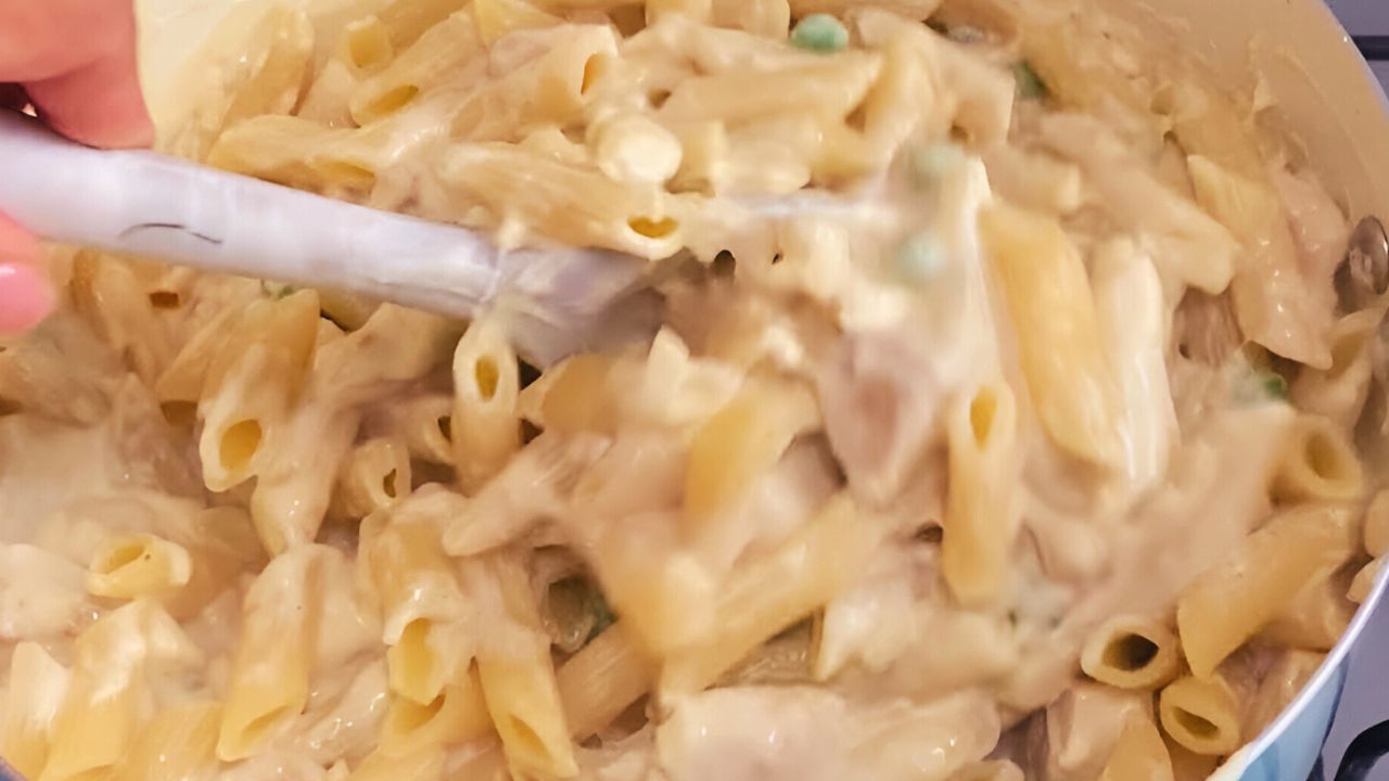 Pasta With Milk Cream