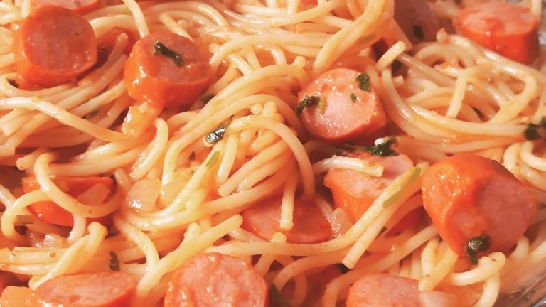 Pasta with sausage