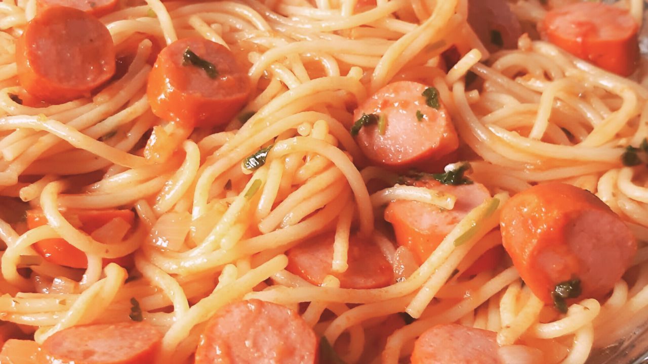 Pasta with sausage