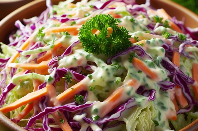 Cabbage Salad with Mayonnaise