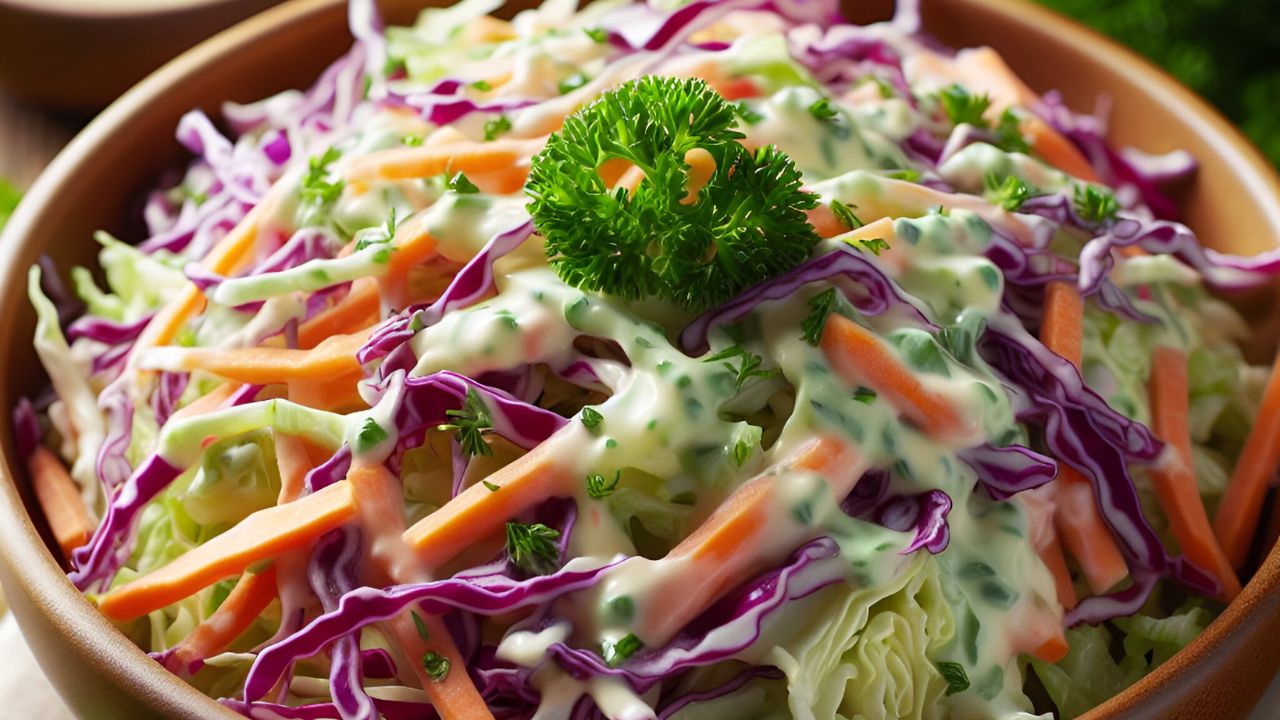 Cabbage Salad with Mayonnaise