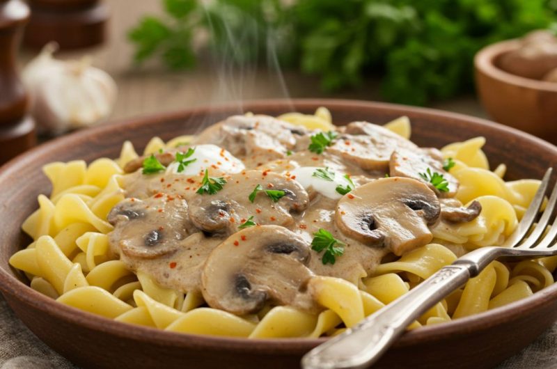 Mushroom Stroganoff