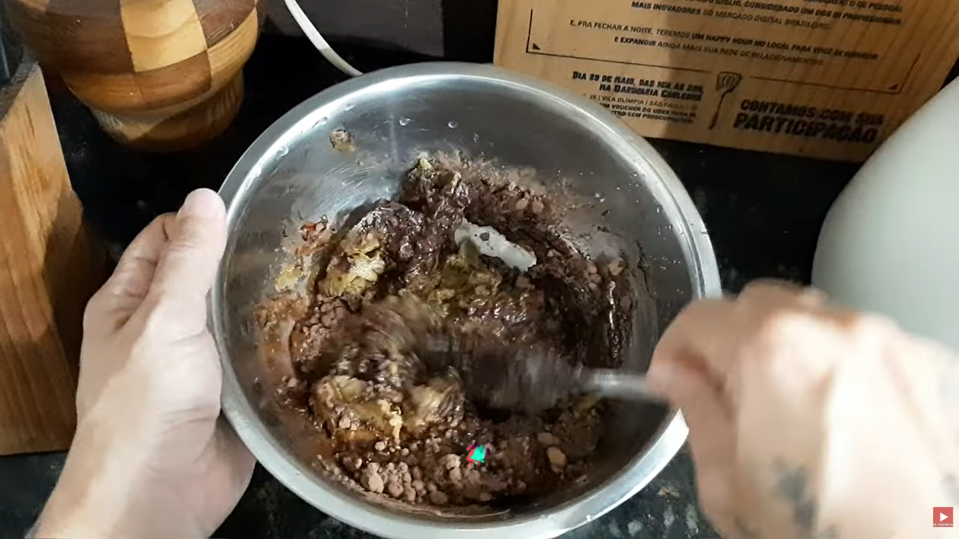 mixingavocadoandchocolate