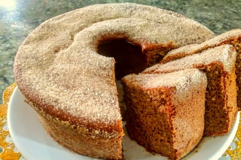 Whole Wheat Banana Cinnamon Cake