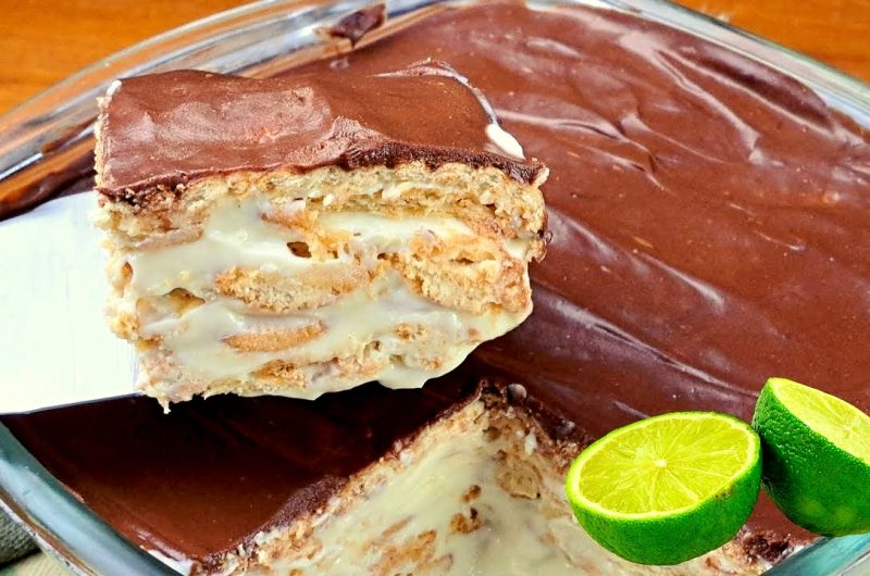 Lemon Chocolate Pavé (Brazilian Dessert)