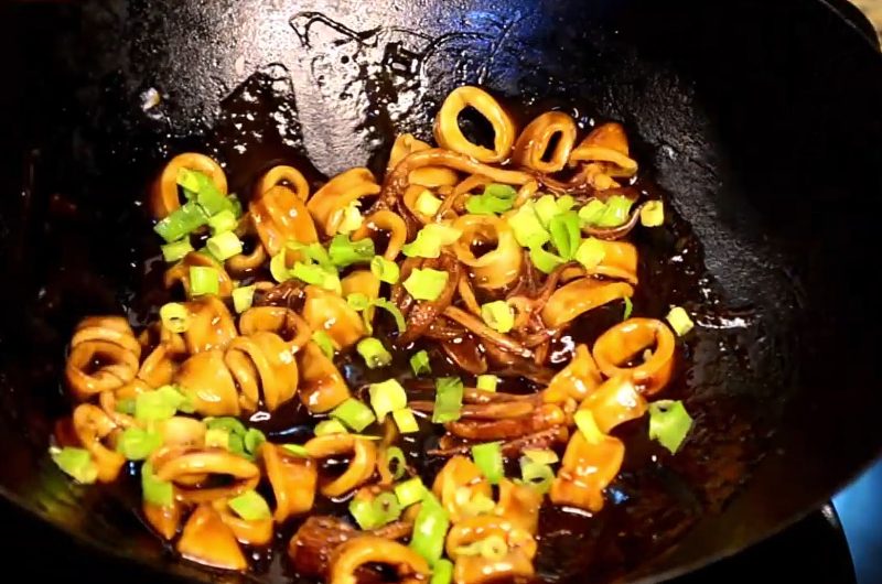 Teriyaki Squid