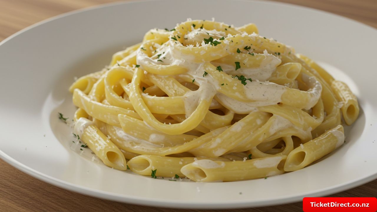 white sauce pasta