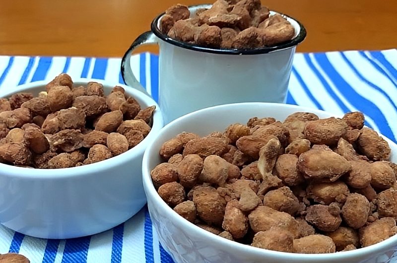 Crunchy Chocolate-Covered Sugared Peanuts