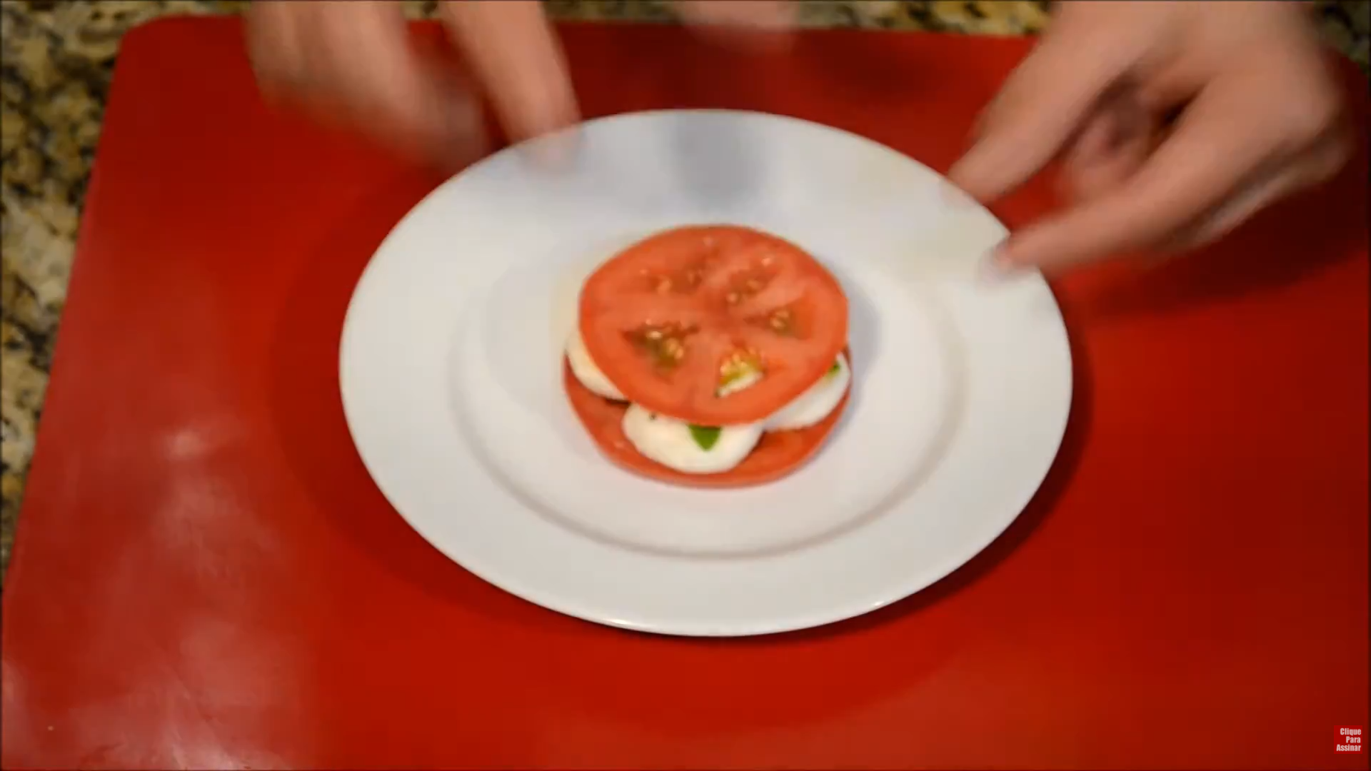making-caprese-salad
