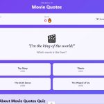 Movie quotes game