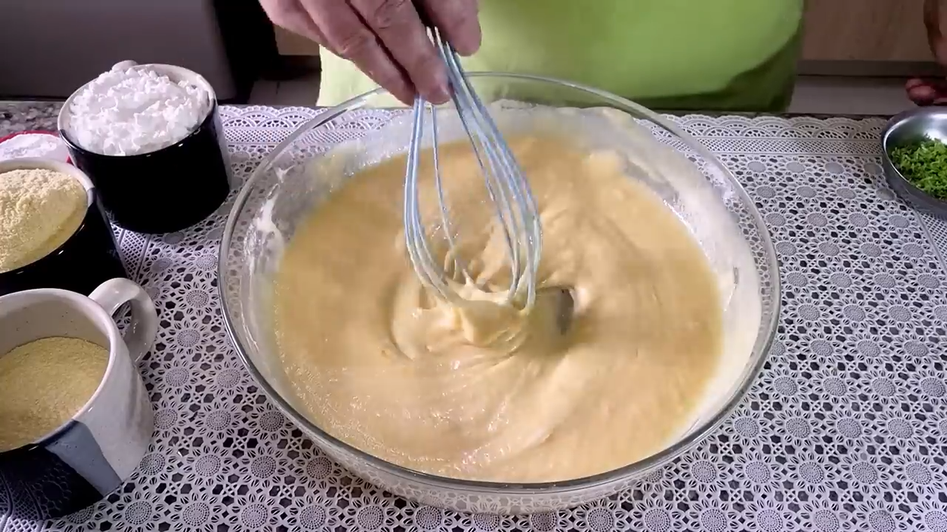 preparing-homemade-cornmeal-cookies-batter
